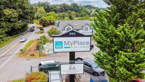 MyPlace Self Storage Asheville exterior photo.