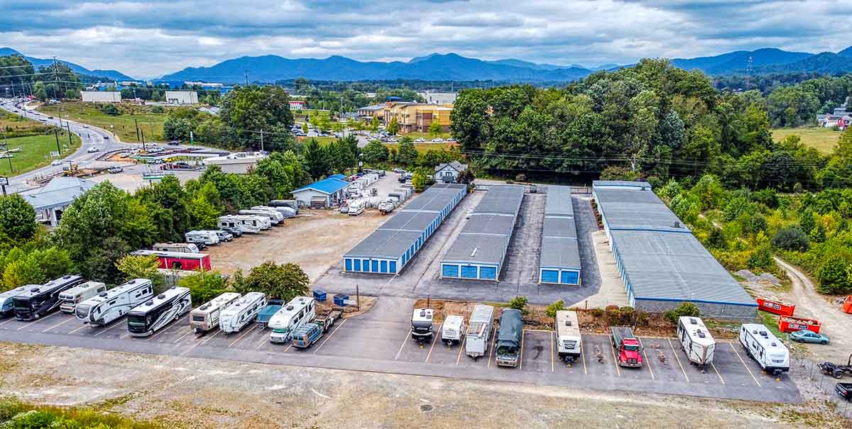 aerial view of one of our locations that show the spots.