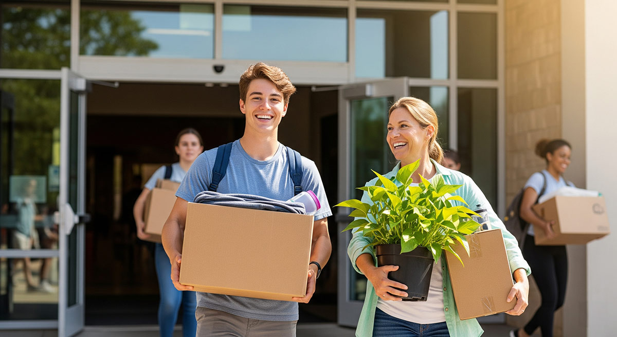 Dorm Move-in Day.