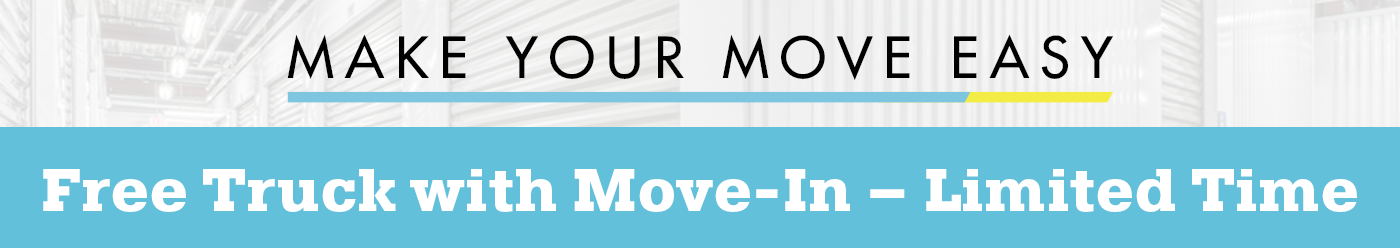 Free Truck with Move In banner.